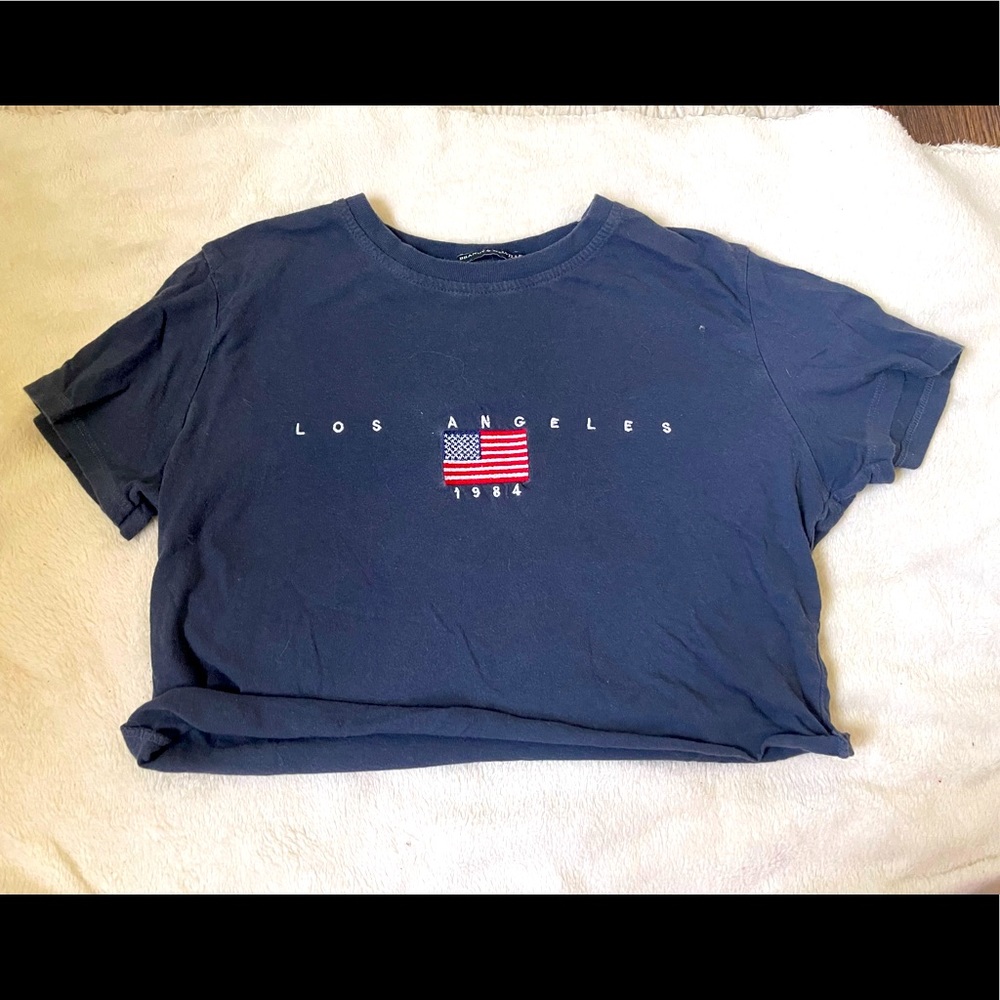 Brandy Melville LA cropped tee *resell*